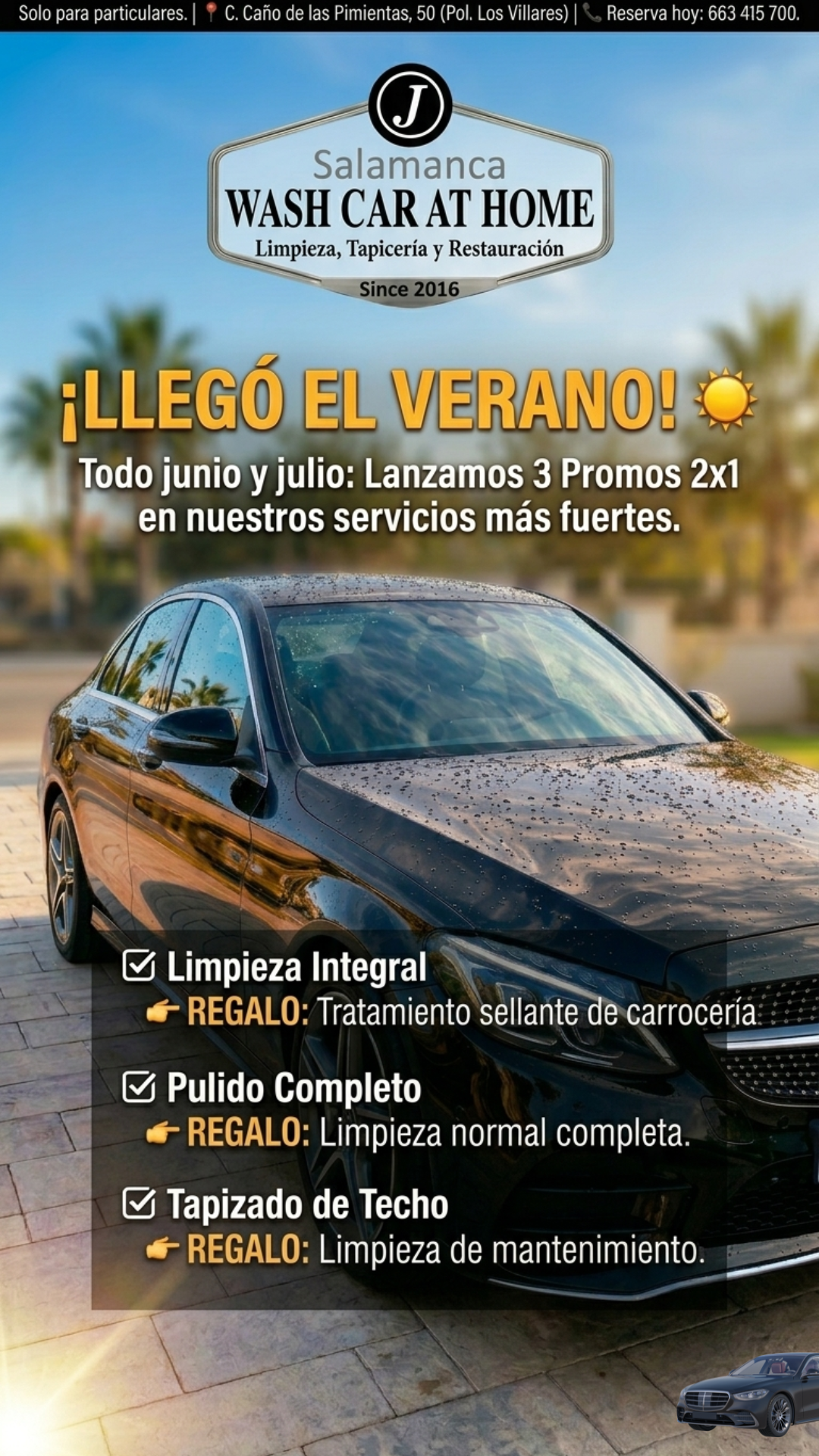 Promoción ¡Llegó el verano! 3 promos 2x1 en servicios